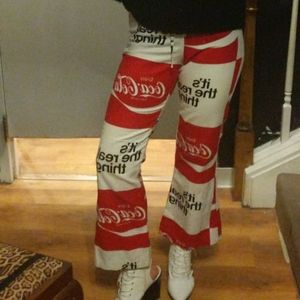 Vintage 70s Coca Cola Flare Bell Bottom Pants